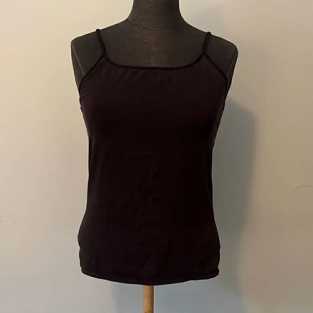 Limited Too Women's Black Square Neck Spaghetti Strap Tank Top Size 16 - Picture 1 of 6